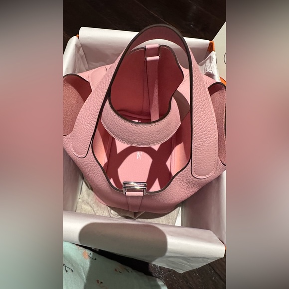 SOLD🎉BNIB Hermes Picotin 18 Rose Sakura full set - Picture 3 of 14